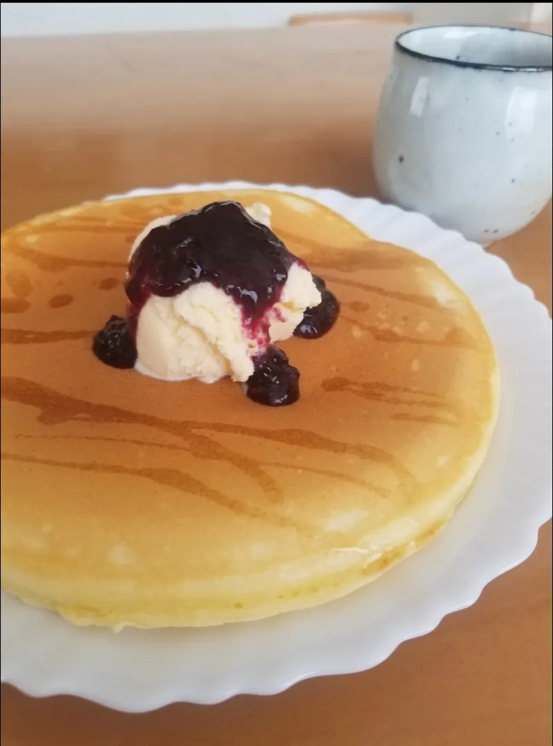 朝のホットケーキ|紫香さん