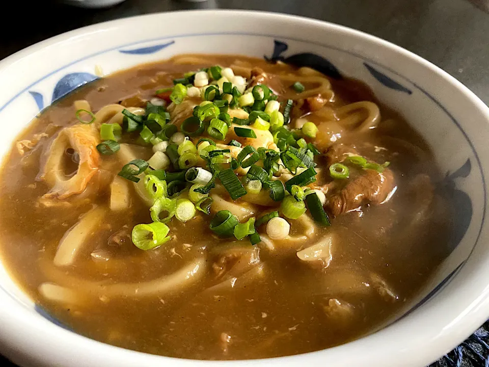 一人暮らしのお昼ごはん『カレーうどん』|emiさん