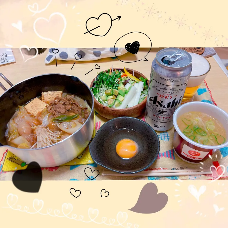 Snapdishの料理写真:２／１８ ｔｈｒ 晩ごはん🍴＊○°|rinaronarさん