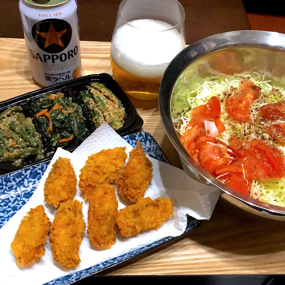 スーパーのお惣菜で🍺|Jean Nobyさん