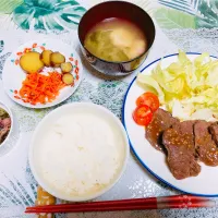 Snapdishの料理写真:18日の夜ご飯 お肉!!|とうかさん