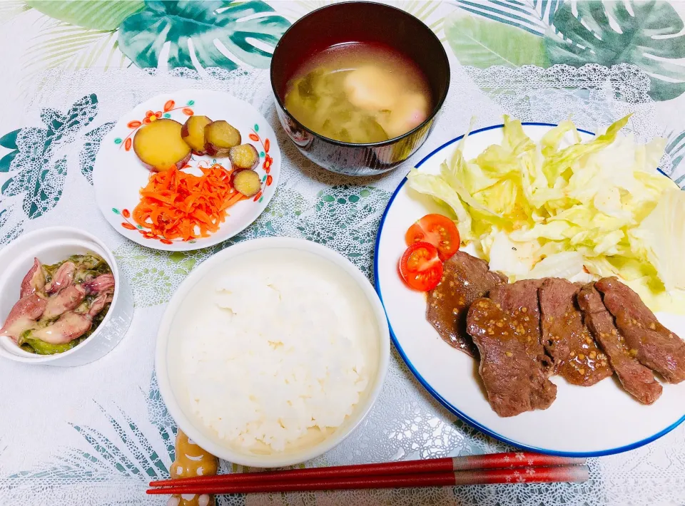 Snapdishの料理写真:18日の夜ご飯 お肉!!|とうかさん