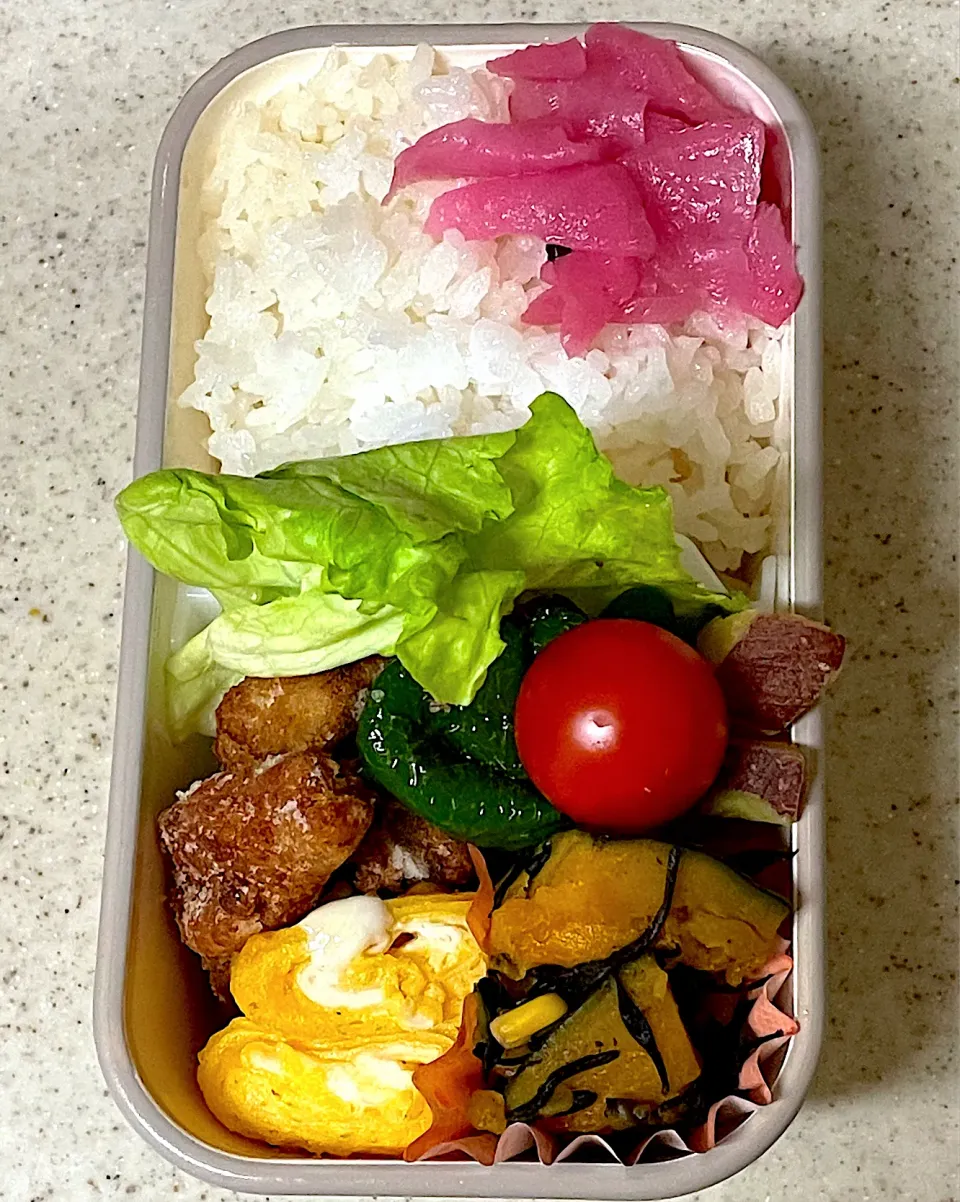 Snapdishの料理写真:さわらの竜田揚げ弁当|besさん