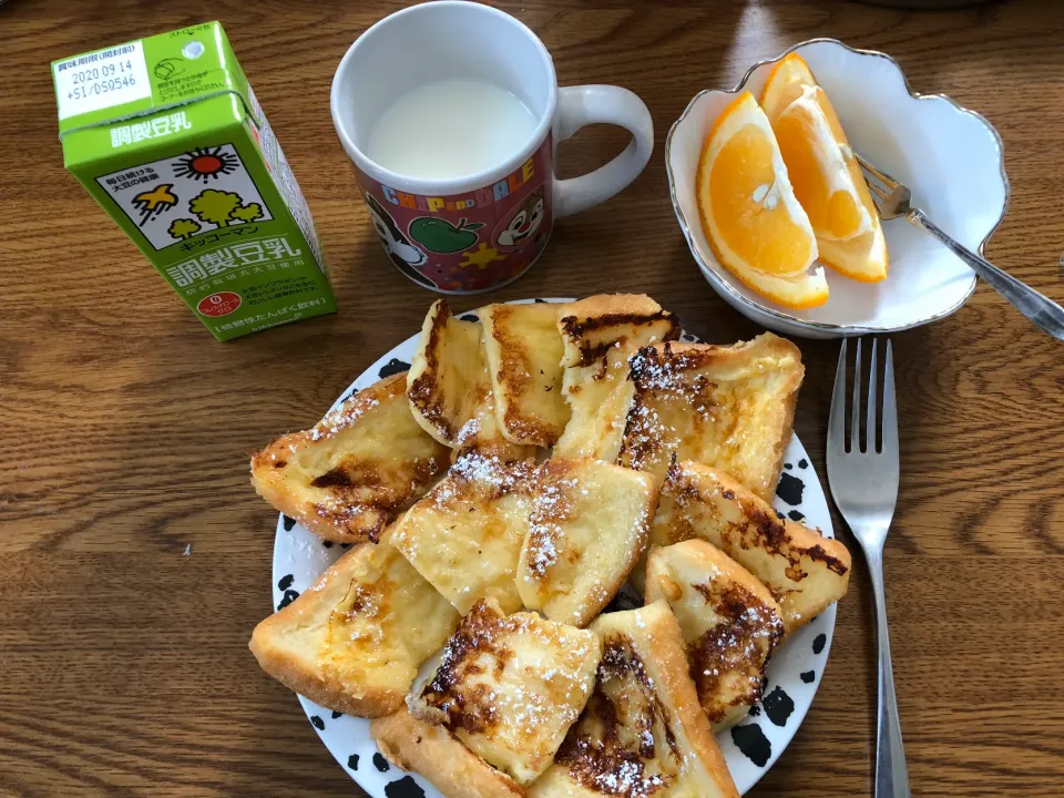 Snapdishの料理写真:朝食　フレンチトースト❣️|Rさん