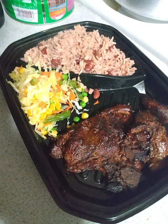 barb Q pork and rice|Nida Jamican restaurantさん