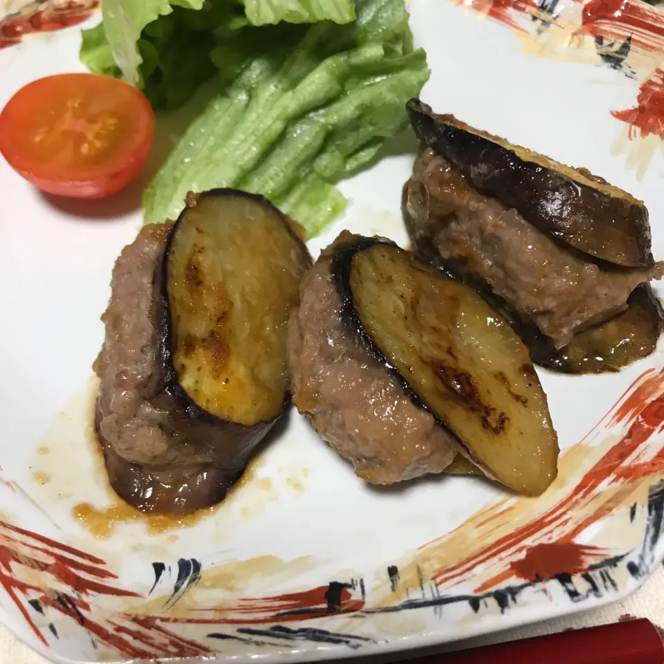 Snapdishの料理写真:ナスのはさみ焼き|あさかさん