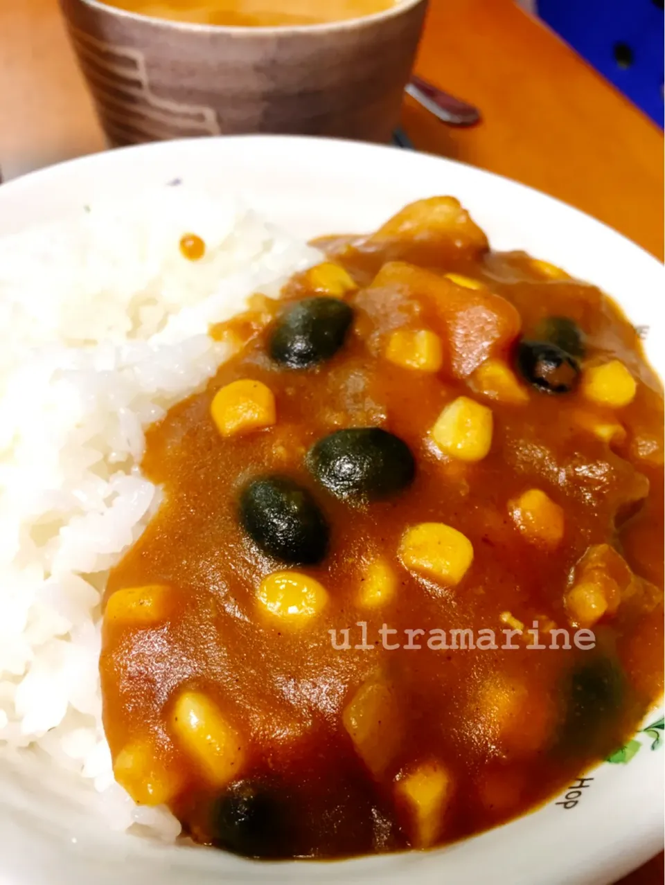 ＊こども作♪黒豆とコーンのカレー＊|ultramarineさん