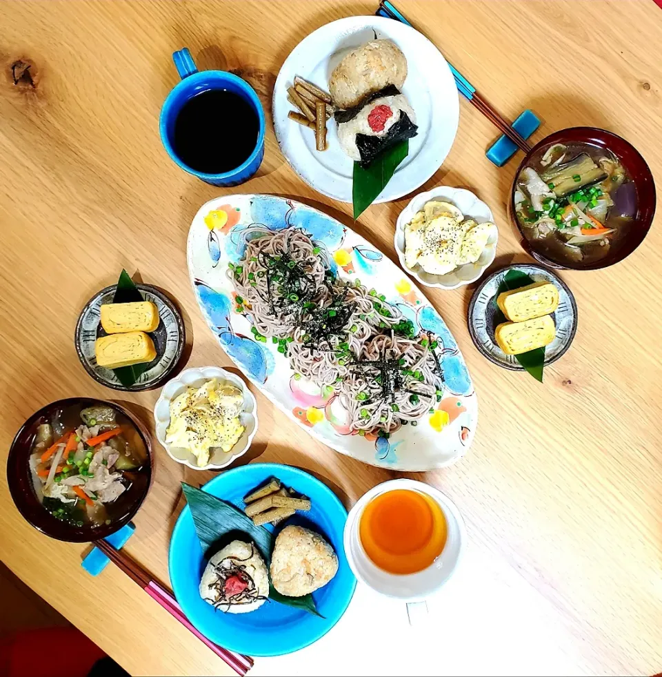 豚肉と揚げ茄子のつけ蕎麦セット|**ʂαɳさん