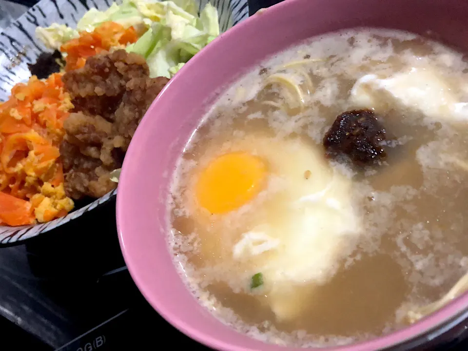 豚骨ラーメン辛味噌トッピング❤️|みかさん