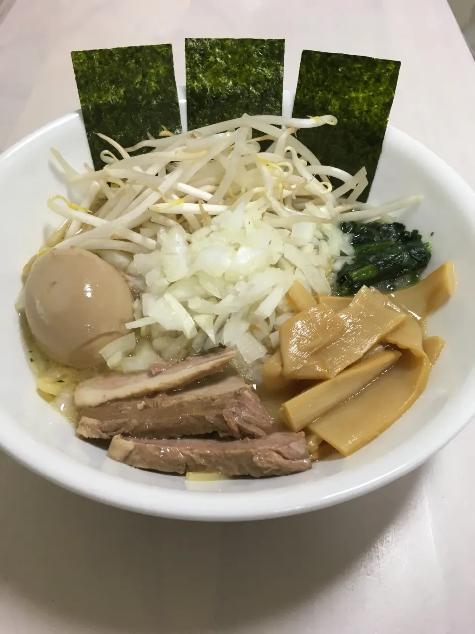 横浜家系風ラーメン|ももさん