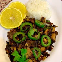 Snapdishの料理写真:Reconstructed Tuna Steaks and Rice 🍚 on the side|Alma's Home Kitchenさん