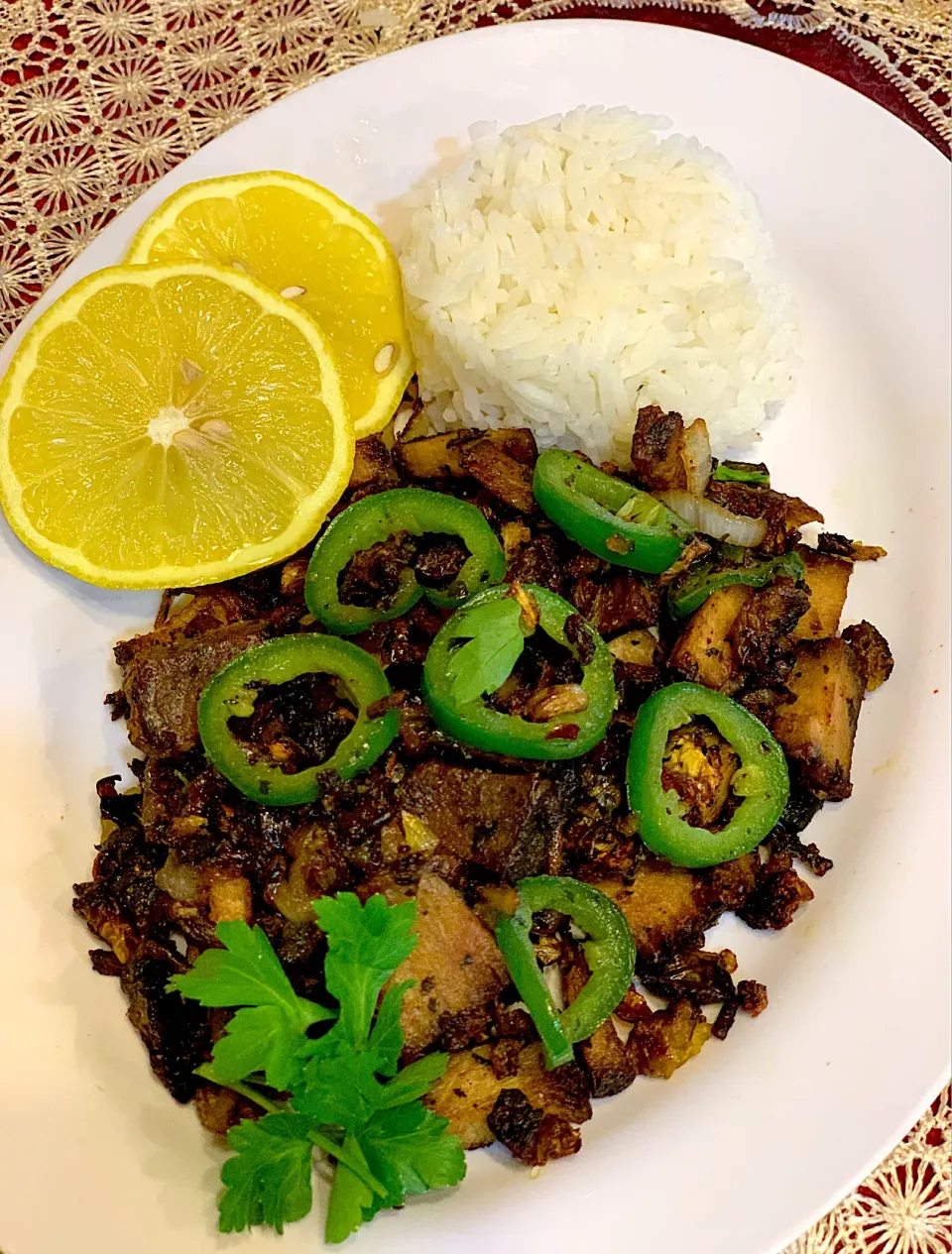 Reconstructed Tuna Steaks and Rice 🍚 on the side|Alma's Home Kitchenさん