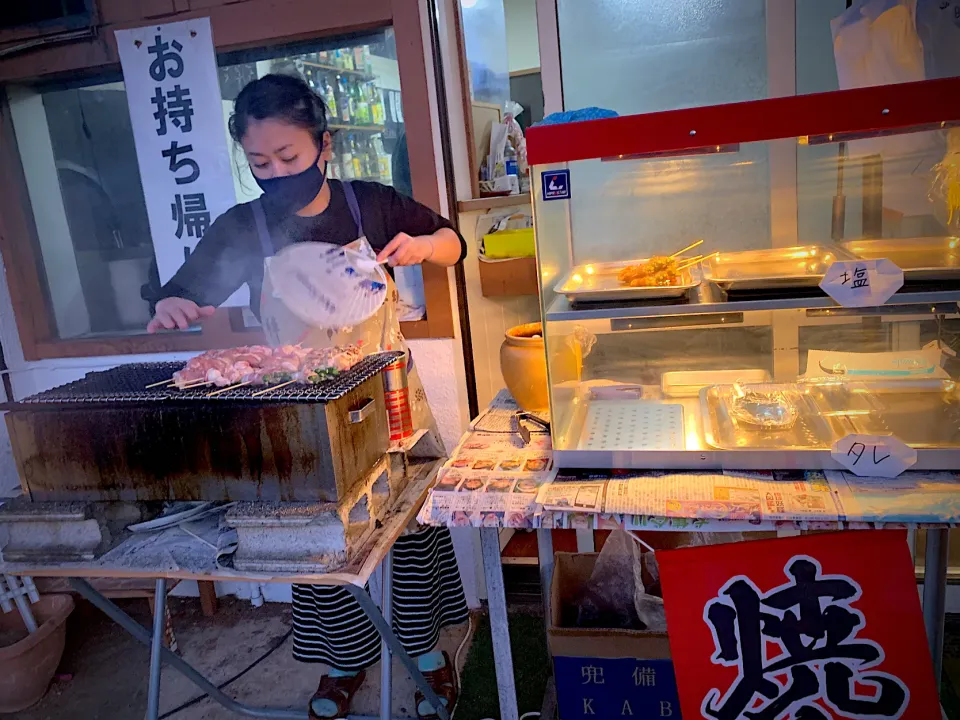 Snapdishの料理写真:🌈☆焼き鳥pani☆石垣島大川🌈物凄く食欲そそられました🌈©dabasyu🌈|dabasyuさん