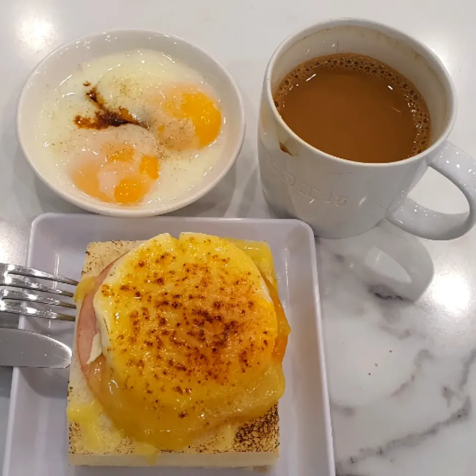 Toastbox breakfast Ham Egg Cheese Toast😍|🌷lynnlicious🌷さん