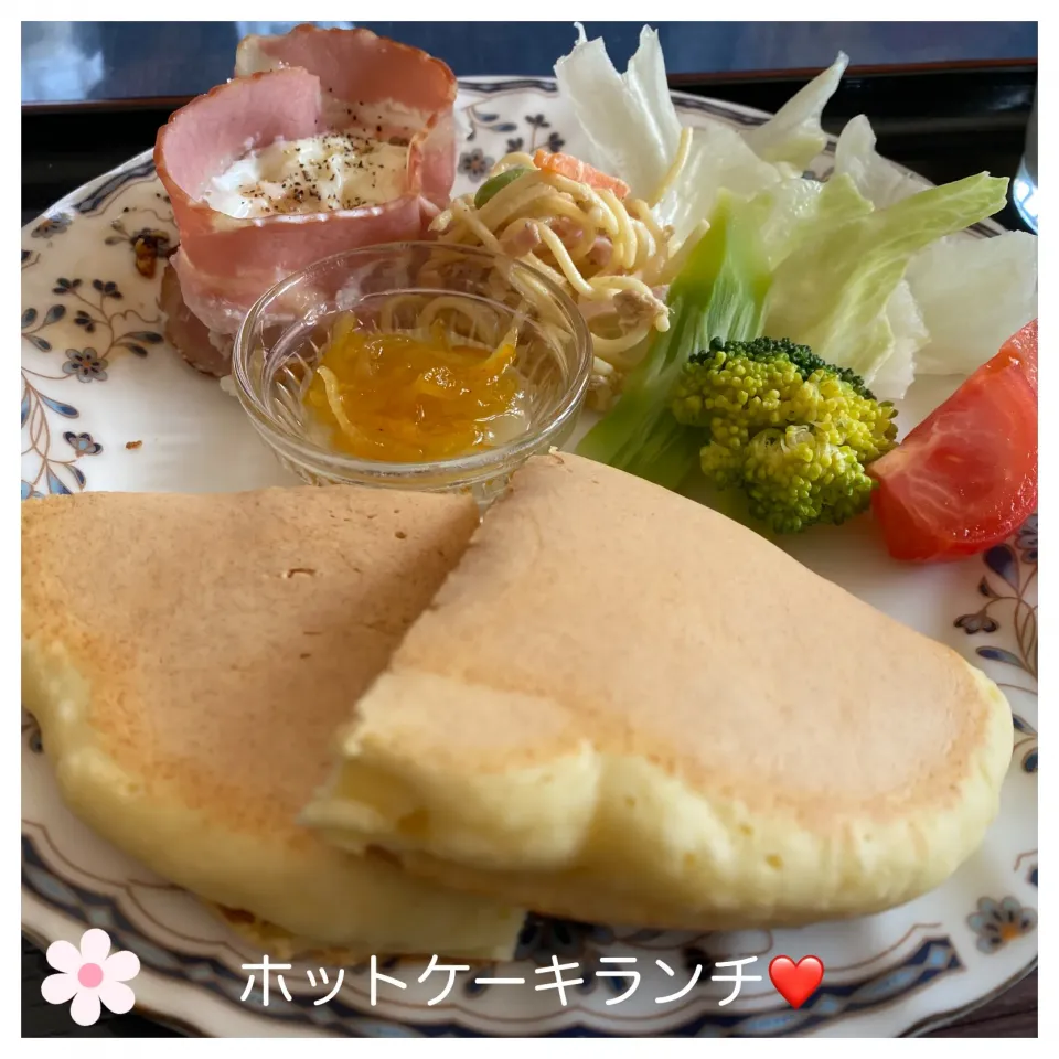 ホットケーキランチ❤️|いのっちさん