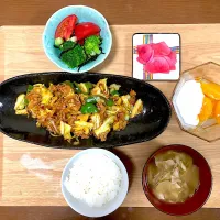 回鍋肉定食|いちごさん