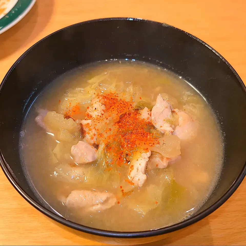 豚汁じゃなくて鶏汁|cookingパパ五郎さん