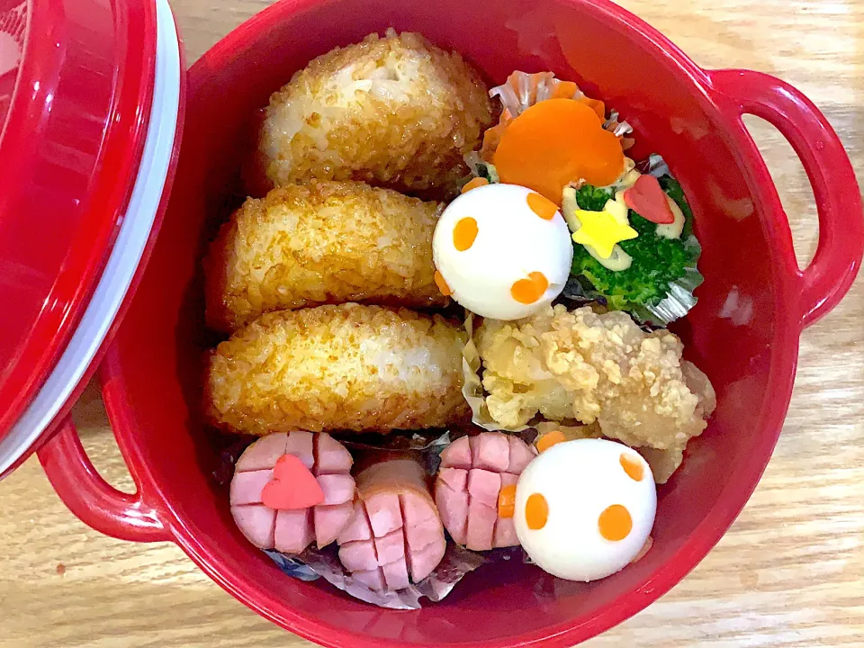 #年長さんお弁当　日帰りキャンプ|みどりっちさん