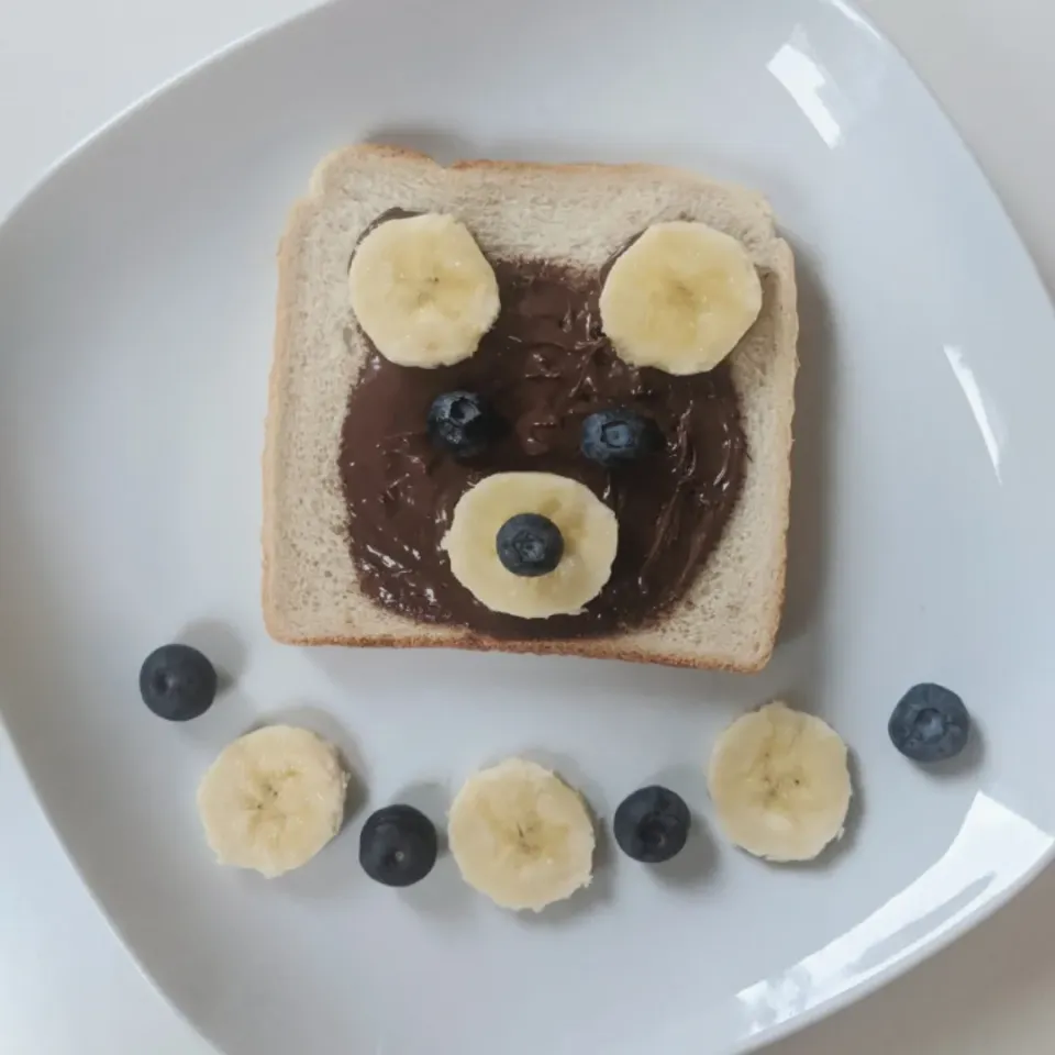 Nutella Bear Toast for Kids|ecywrさん