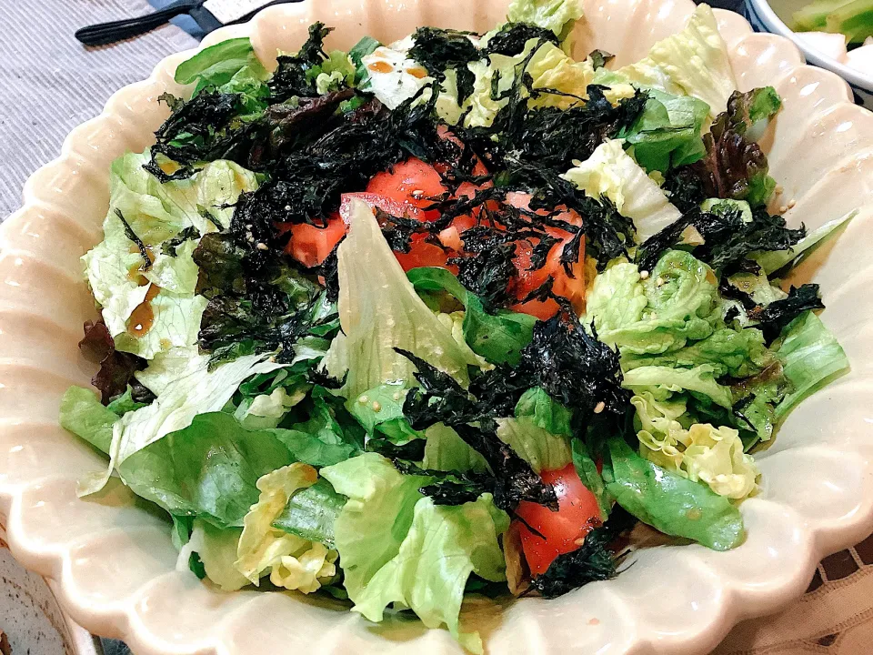 日曜日の朝ラダ🥗😋|アライさんさん