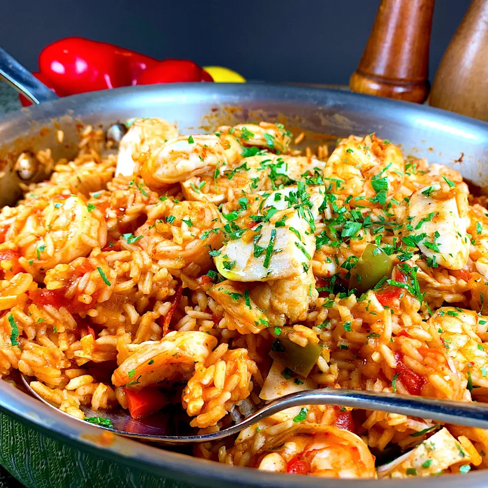 Creole-style Jambalaya (アメリカ南部料理ジャンバラヤ、クレオール風)|Masa, The Cooking Husbandさん