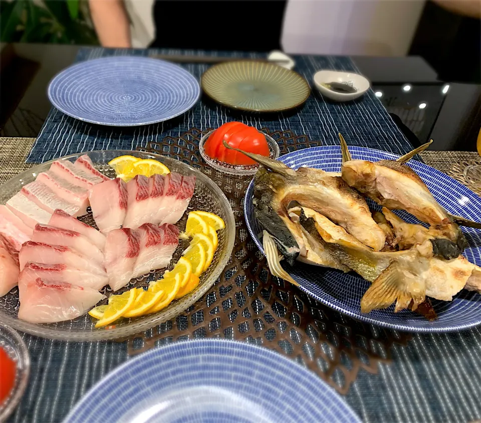 カンパチお刺身、ブリカマ😋|ゆかさん