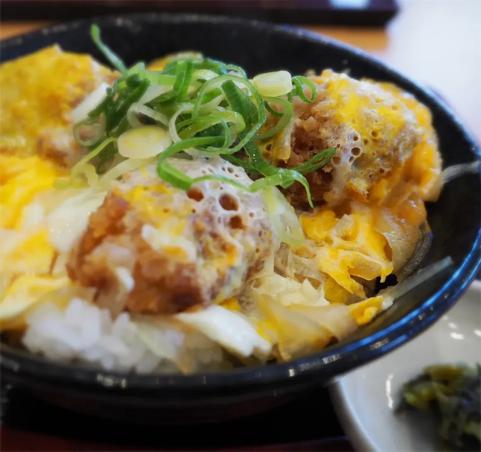 淡路島岩屋で「牡蠣の玉子とじ丼」|Hiro Yanさん