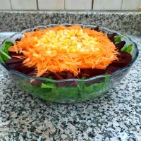 Snapdishの料理写真:Aurugula and carrots salad|khansahabさん