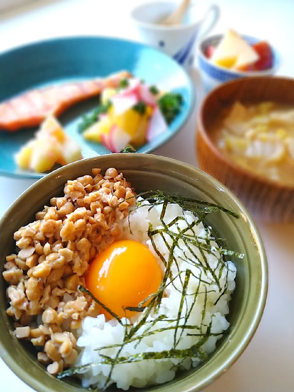 イチロッタさんの料理 THE 納豆卵かけご飯❣️✨✨✨うう〜ん、これは美味いわ。間違いなしや❣️😋|まめころさん