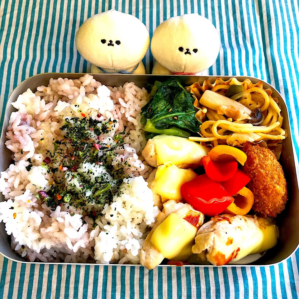 鶏ささみのピザ風弁当|ムーミンママさん