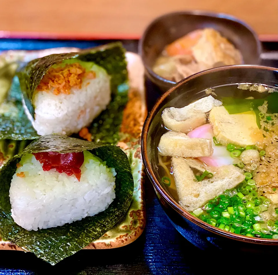 🍙おにぎり・ミニ蕎麦定食🍜|にゃあ（芸名）さん