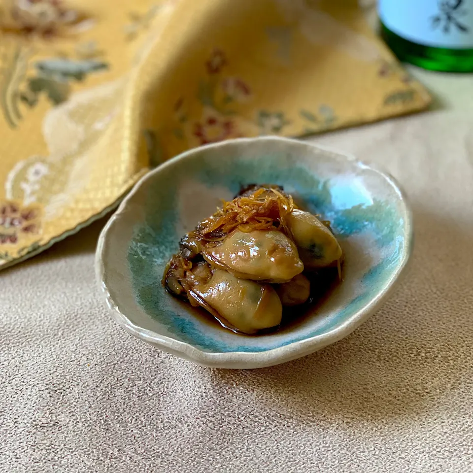 🌸春を迎える 🍶#日本酒で乾杯 ④ 🥢牡蠣のしぐれ煮|ゆきぽん@ゆきの家飲み料理さん