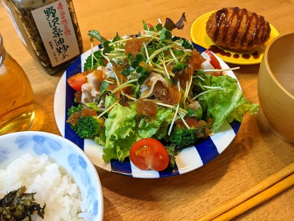 豚しゃぶサラダ🥗|しほさん