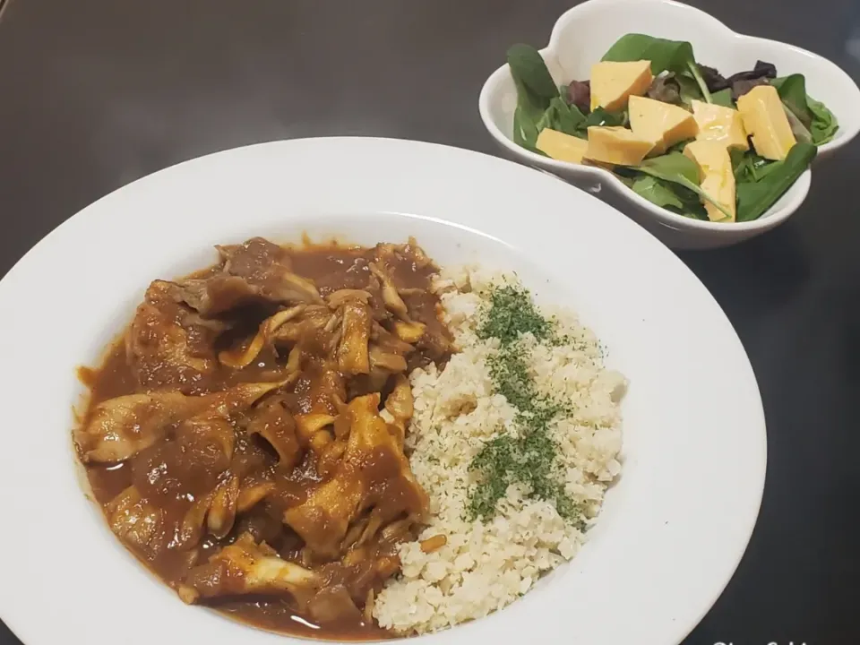 鶏モモ肉と舞茸のカレー|Yukiさん