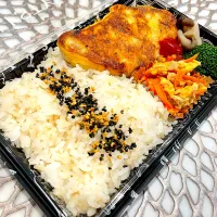 カジキのピカタ弁当|askさん