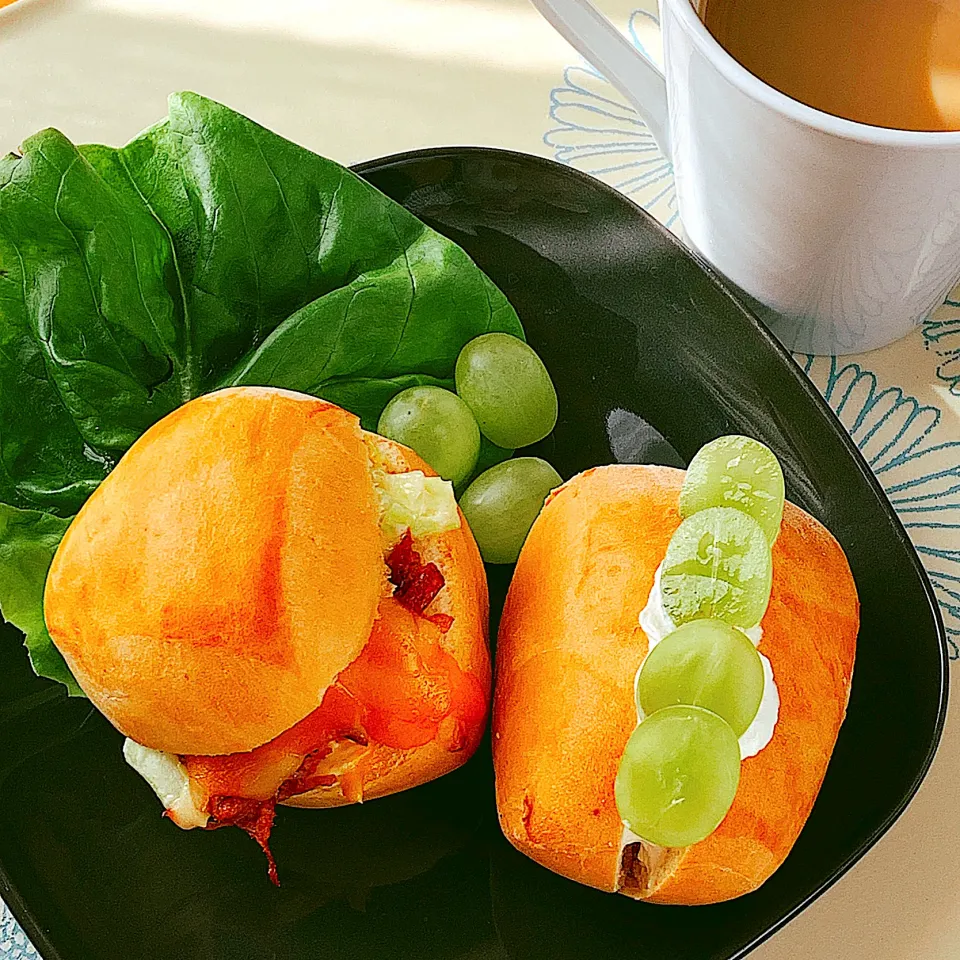 Snapdishの料理写真:朝ごパン|アスママさん