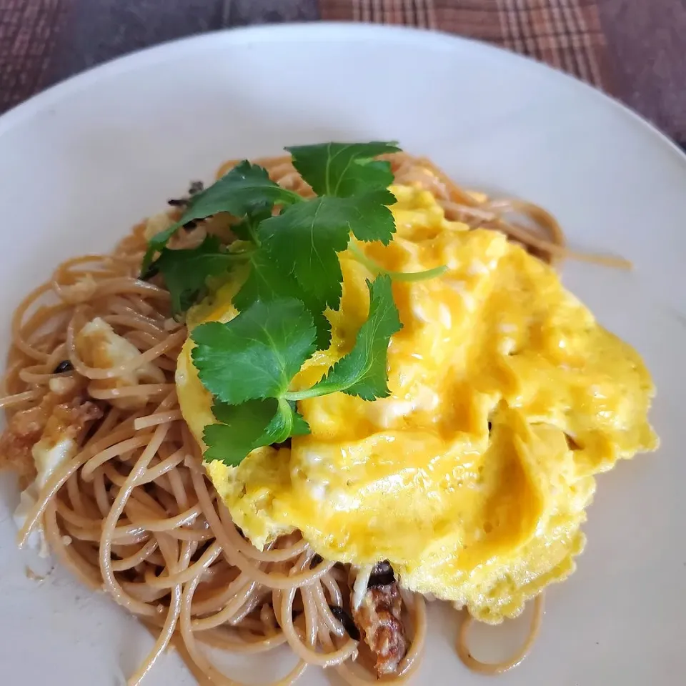 ふわトロ和風カルボナーラ🍝味付は、ミシュランシェフの無限パスタ２から|きょーこさん