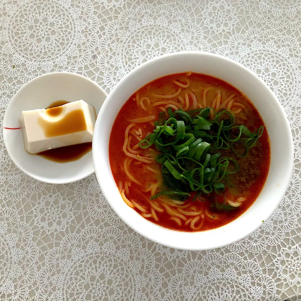 坦々麺、胡麻豆腐|FKTMPさん