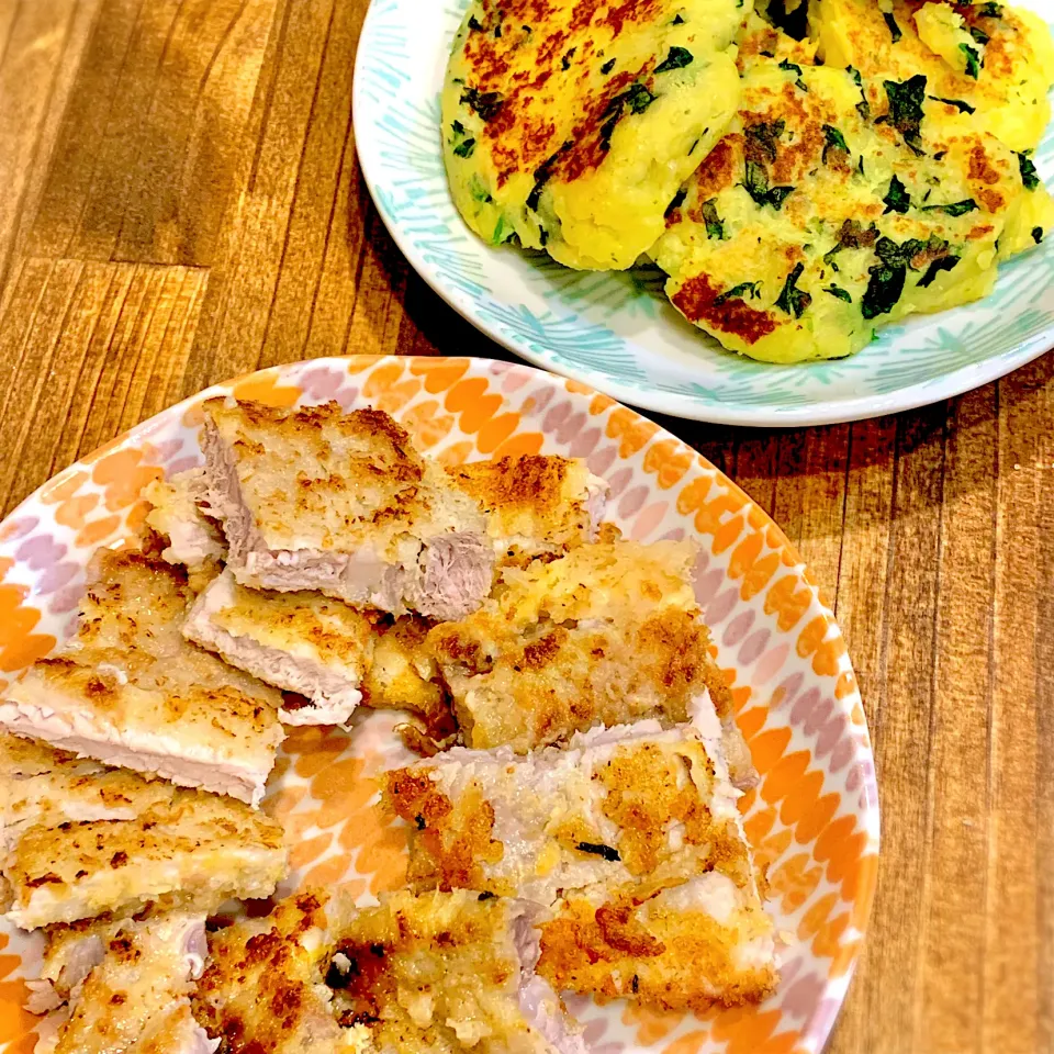 カツレツとマッシュポテト焼き|mosoさん