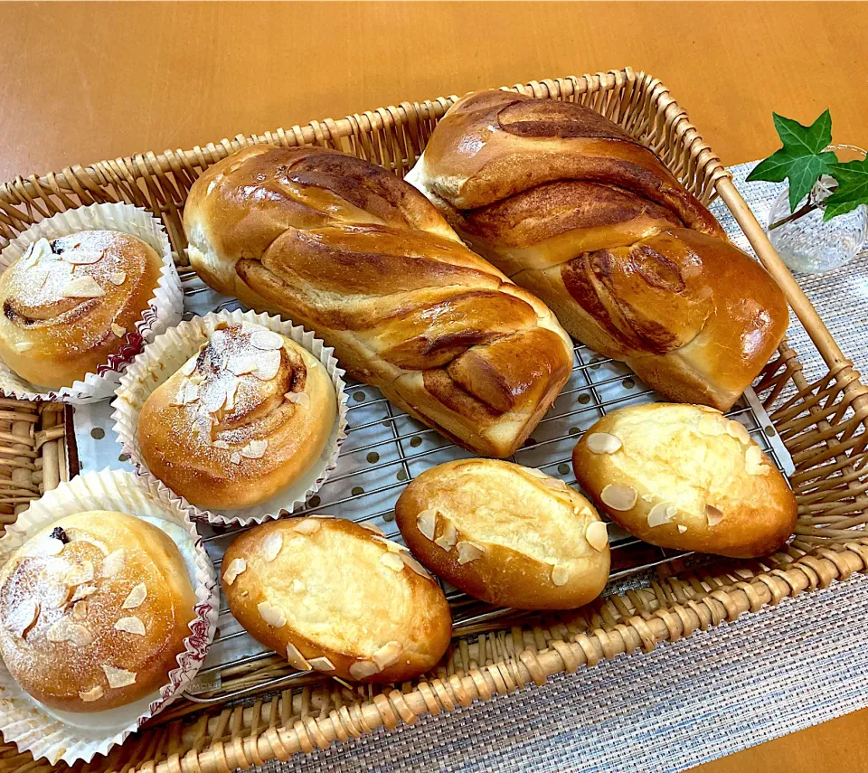 シナモンパウンドパンも焼きました|オレンジまゆゆさん