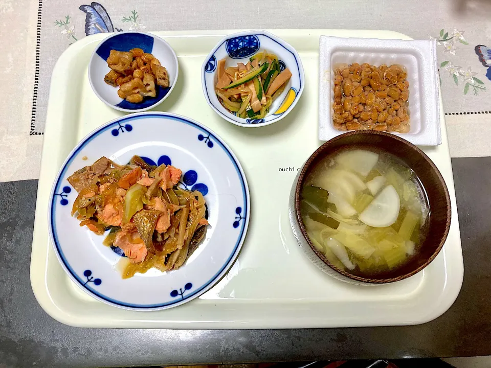 鮭のちゃんちゃん焼きのご飯|みよさん