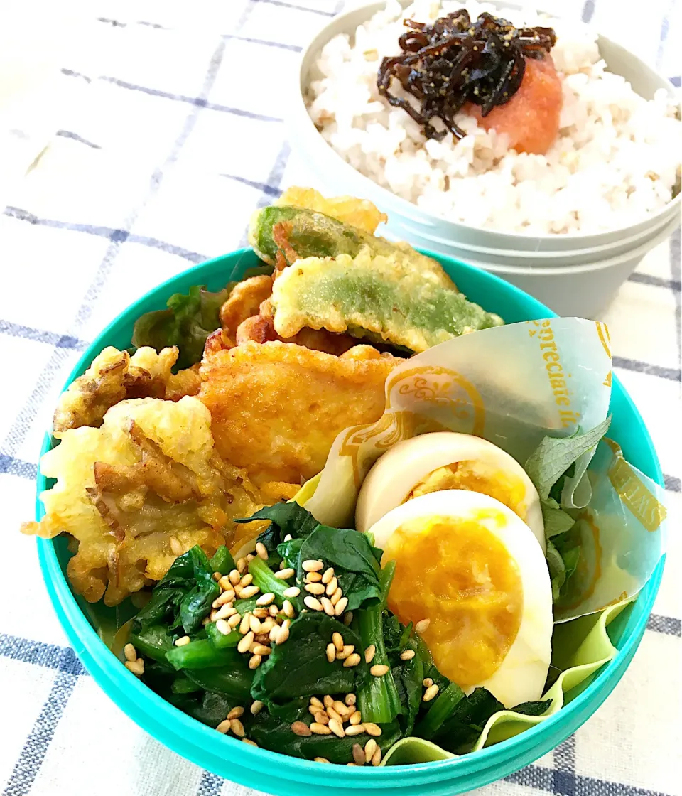 今日のパパ弁当は鶏天弁当♪|key♪さん