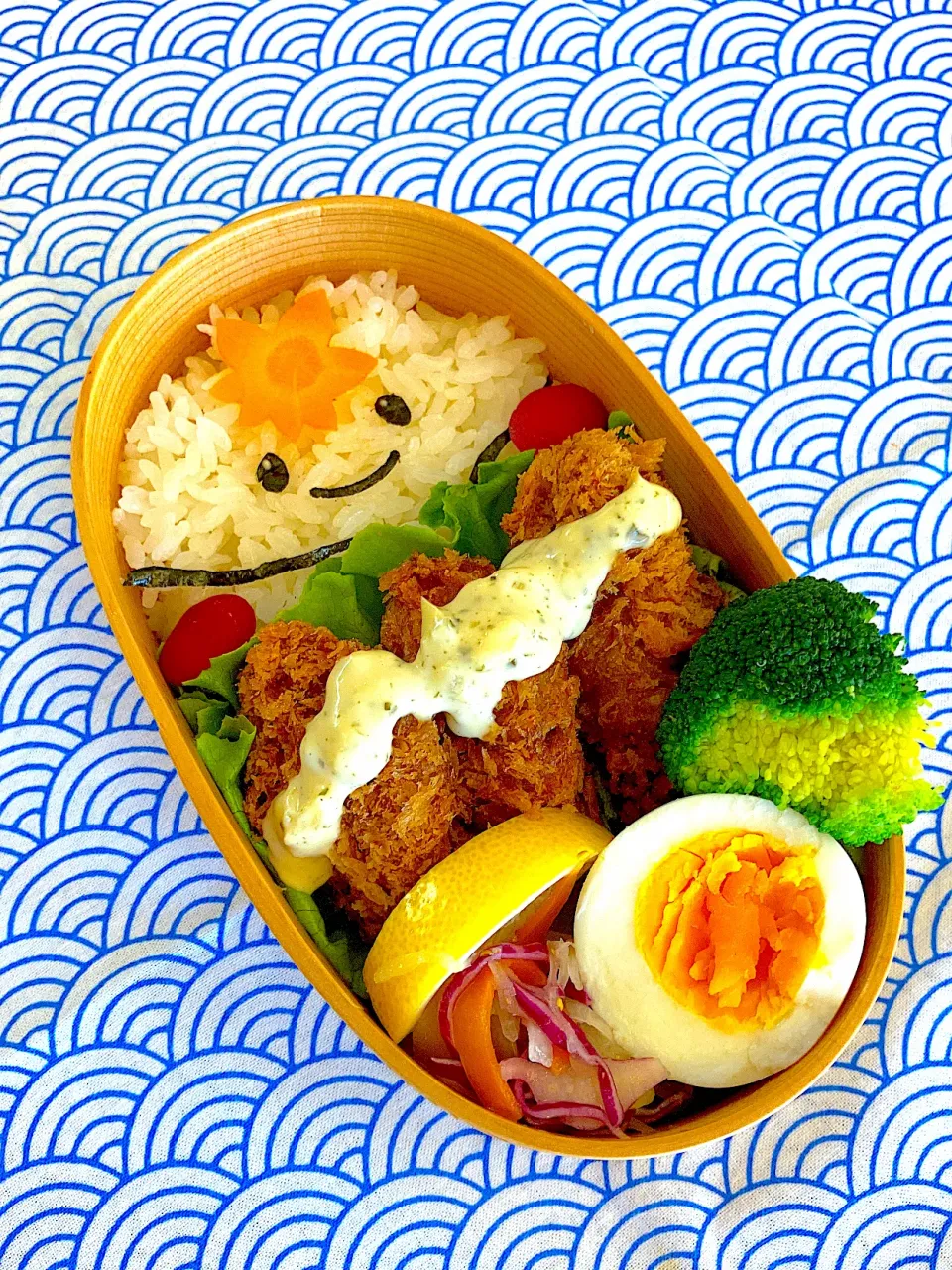 今日の私弁当🍋ブンカッキー弁当🐚|いづみさん