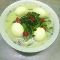 Masak lemak putih sayur bayam dgn telur|Idah Ishamさん