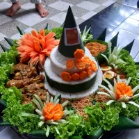 Snapdishの料理写真:tumpeng pendak pisan|vivinさん