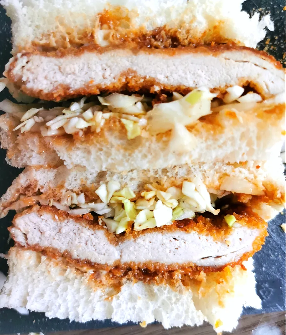 Homemade katsu sando!|Mandiichuuさん