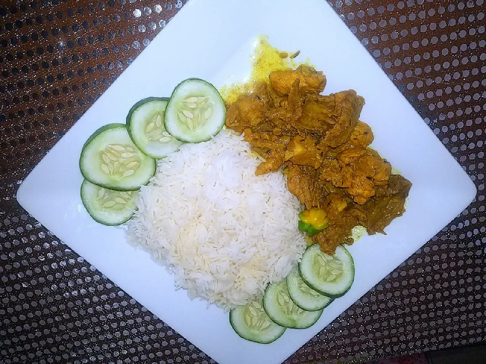 Curry Chicken n white Rice|wendyannfrater@gmail.comさん