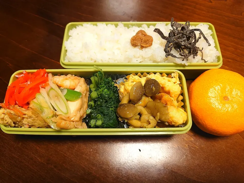 Snapdishの料理写真:天とじ弁当|りょーさん