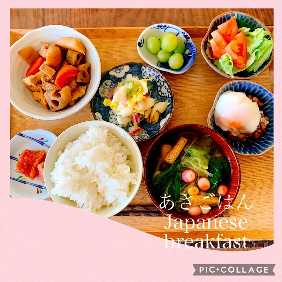 朝ごはんJapanese breakfast🌸|yugeさん