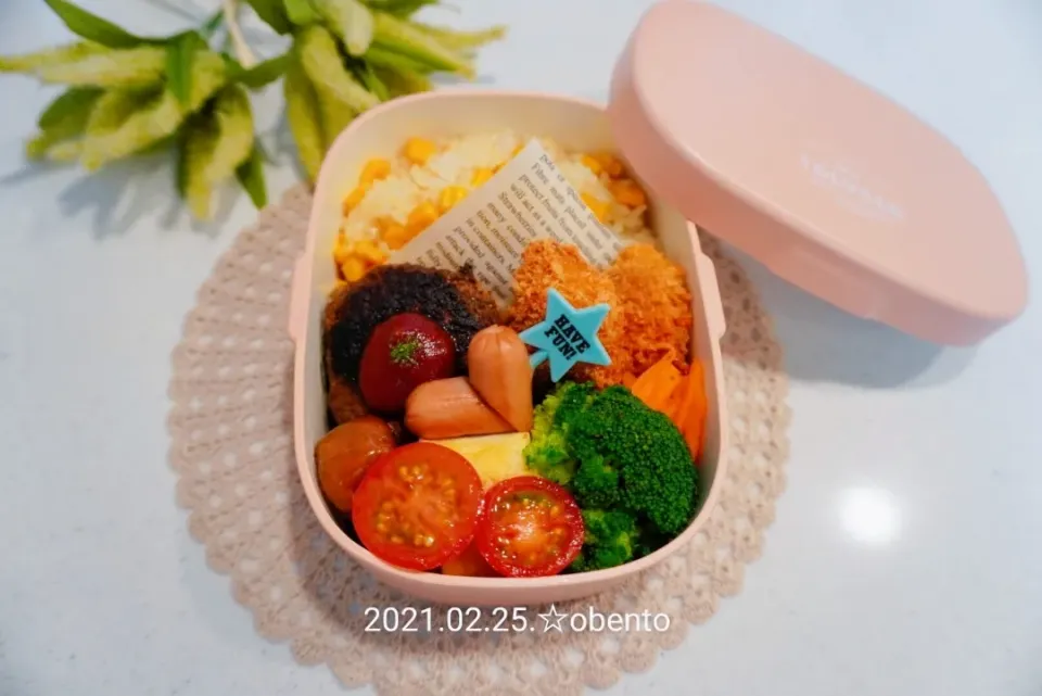 Snapdishの料理写真:洋食弁当☆|Azukiさん